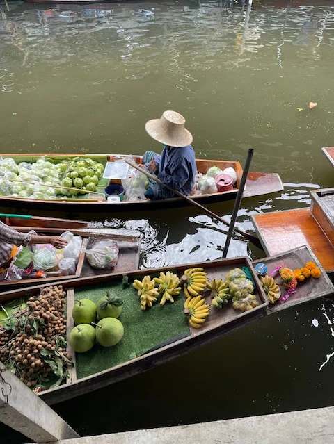 Floating market thailand