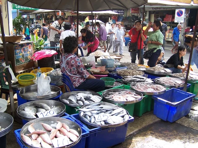 Mae klong train market