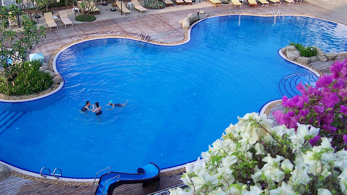 Familienpool in einem Hotel in Chiang Mai