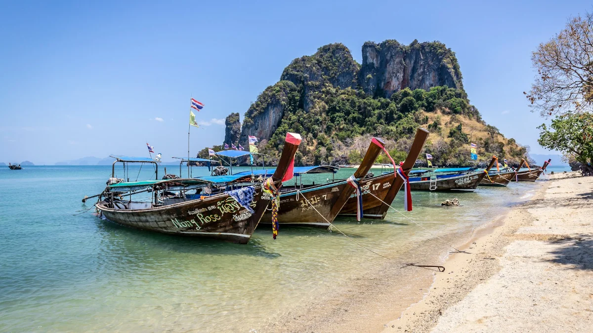 Krabi longtail boats